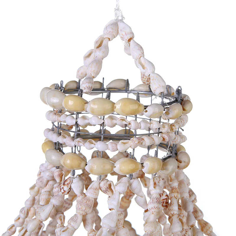 Natural shell wind chimes handicrafts outdoor living decoration indoor ornament nordic hanging windchimes creative birthday gift
