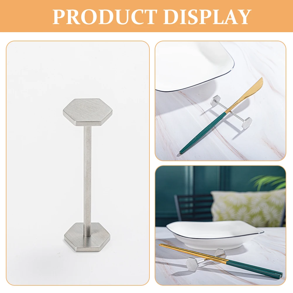 

Stainless Steel Chopstick Holder Rest Spoon Fork Knife Organizing Rack Tableware Kitchen Cutlery Rest