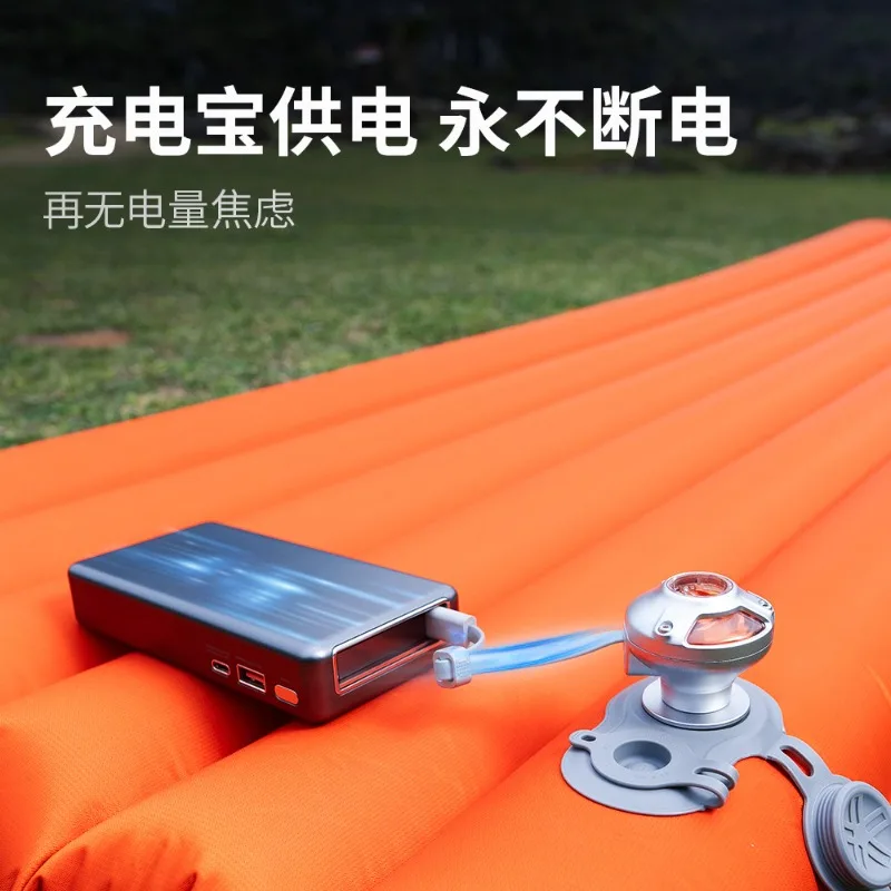28g Ultra‑Mini Portable Air Pump, Inflate & Deflate Dual‑Use, USB Power Bank Powered for Outdoor Camping