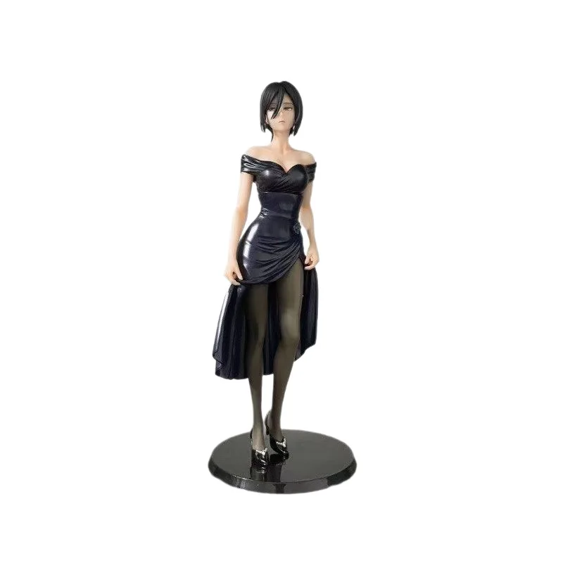 Attack On Titan Mikasa Ackerman Figure Midnight Banquet Evening Dress Ver Anime Girl PVC Model Collection Desktop Ornament Gift