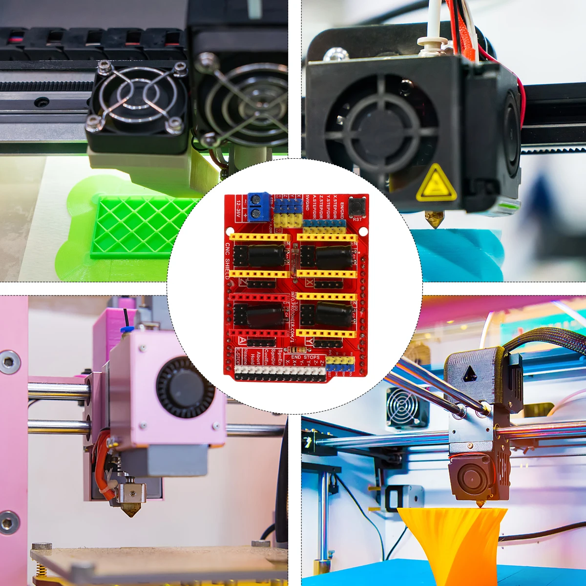 

2pcs 3D Printer Driver Board A4988 Expansion Shield Engraver Cnc 4 12-36V Stepper Motor Wiring Tools Parts