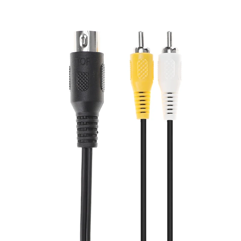 1.8m 5 Pin AV Audio Video Component Cable Cord for Sega Genesis 1 Mega Drive Master System Connection Cord Wire