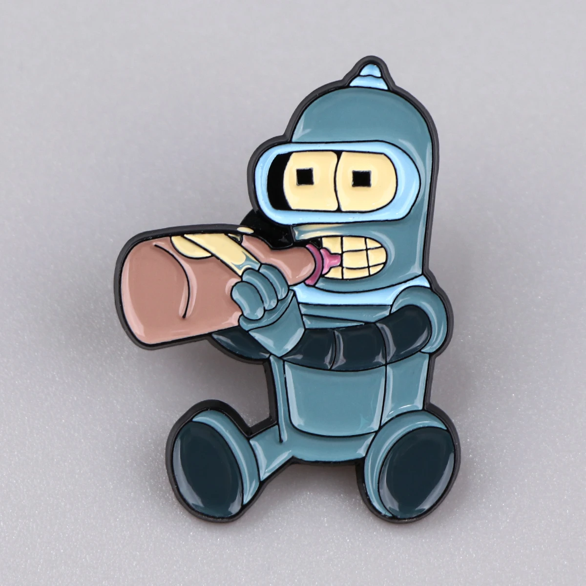 Cartoon Robot Brooches for Women Enamel Pins Badges Lapel Pins for Backpack Clothing Accessories Kids Gift Fashion Jewelry