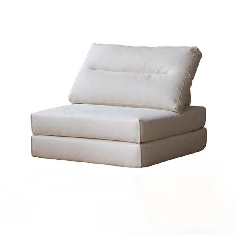 

Living room module sofa chair, cream wind square small apartment, lazy sofa tofu block combination