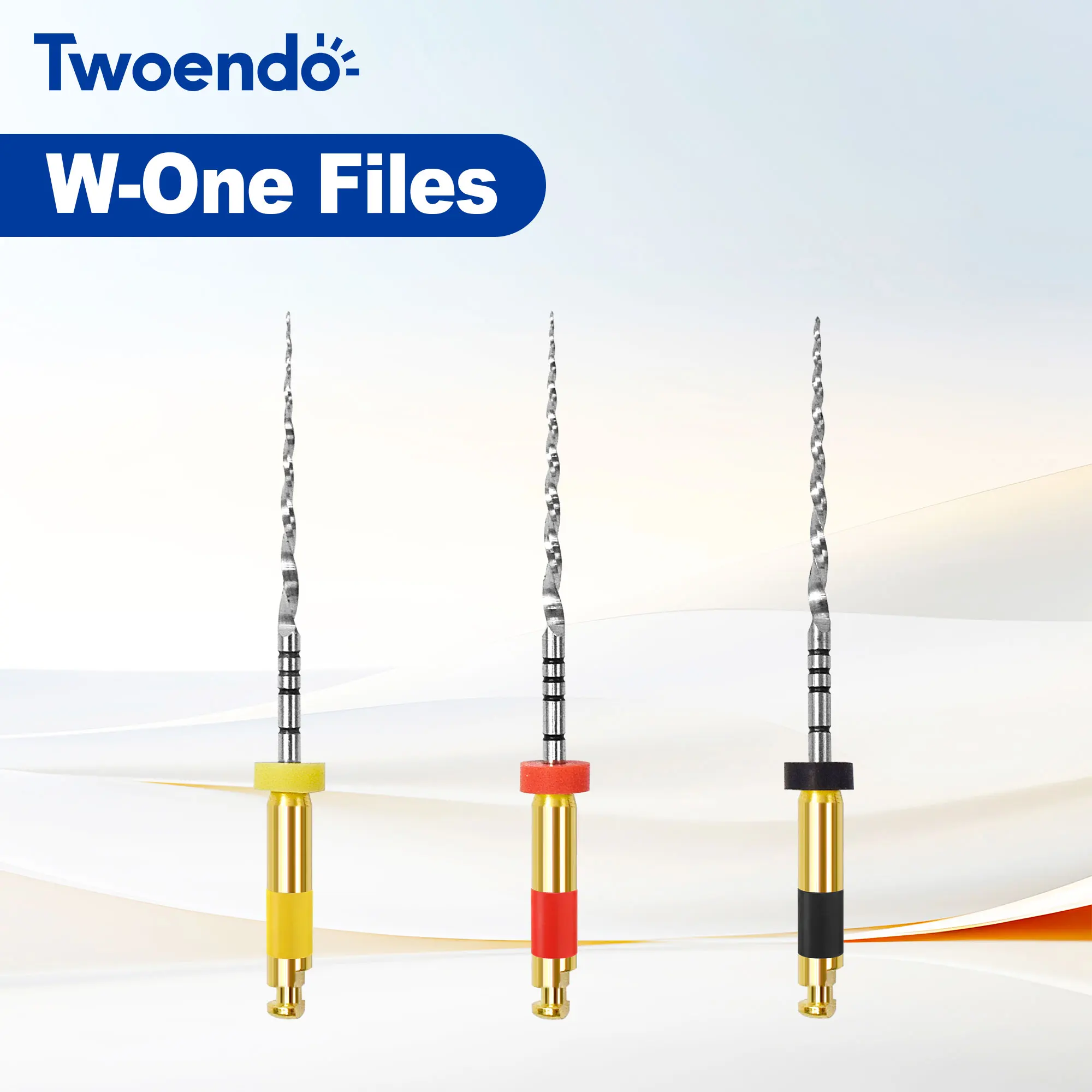 3 PCS/Pack Twoendo WOne Dental Rotary Files Niti Material Endo Files Root Canal Treatment Endodontics Files Dentist Tools