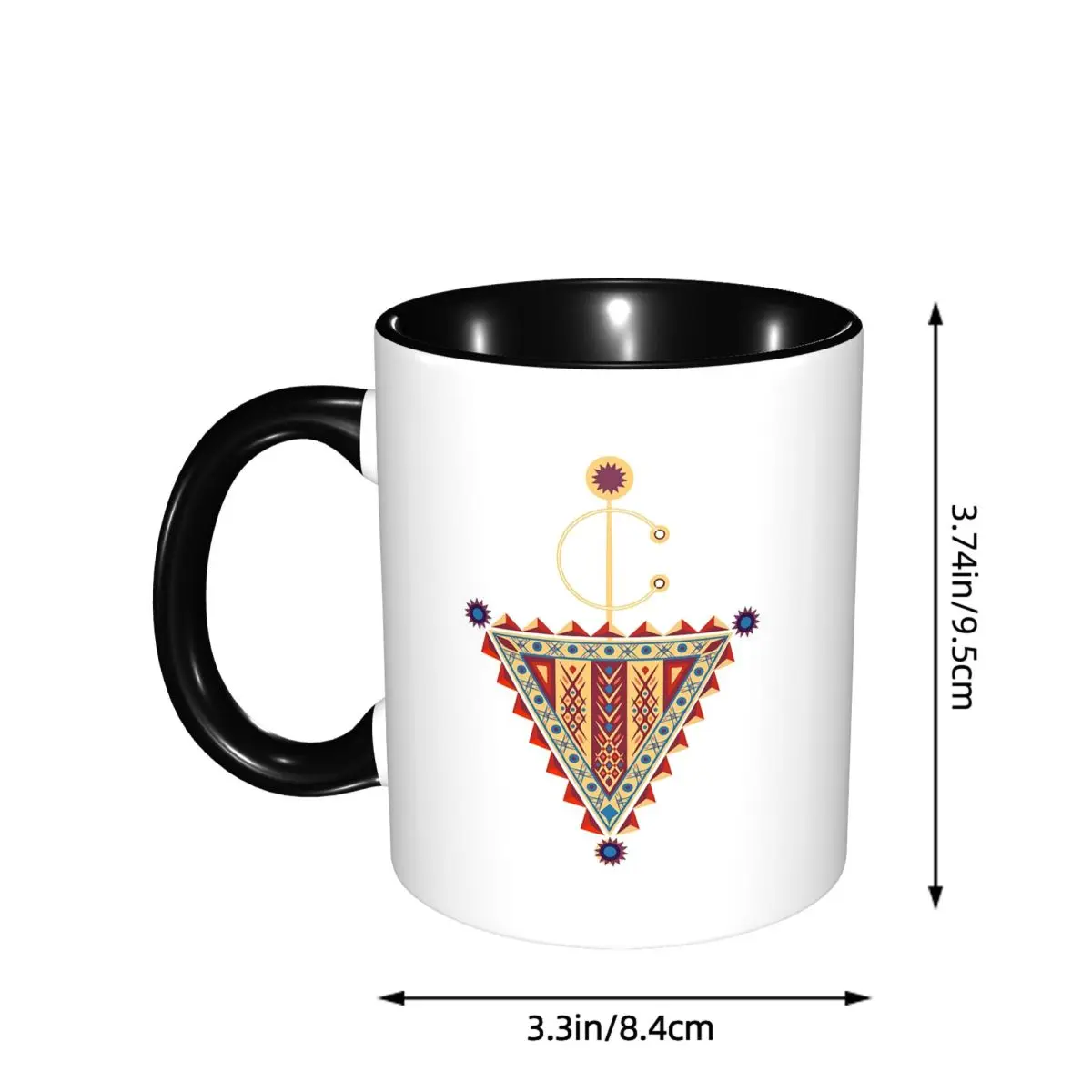 Amazigh Tazerzit Emblem Of The Moroccan Berbers Mug Funny Ceramic Coffee Cups Tea Mugs Milk Cup Drinkware Gifts for Friends