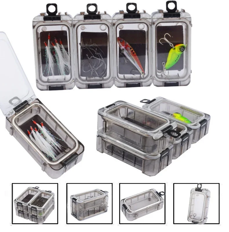 Wasserdichte Mini-Angelköderbox, modularer Werkzeugorganizer, versiegelter Zubehörbehälter – Detail 2