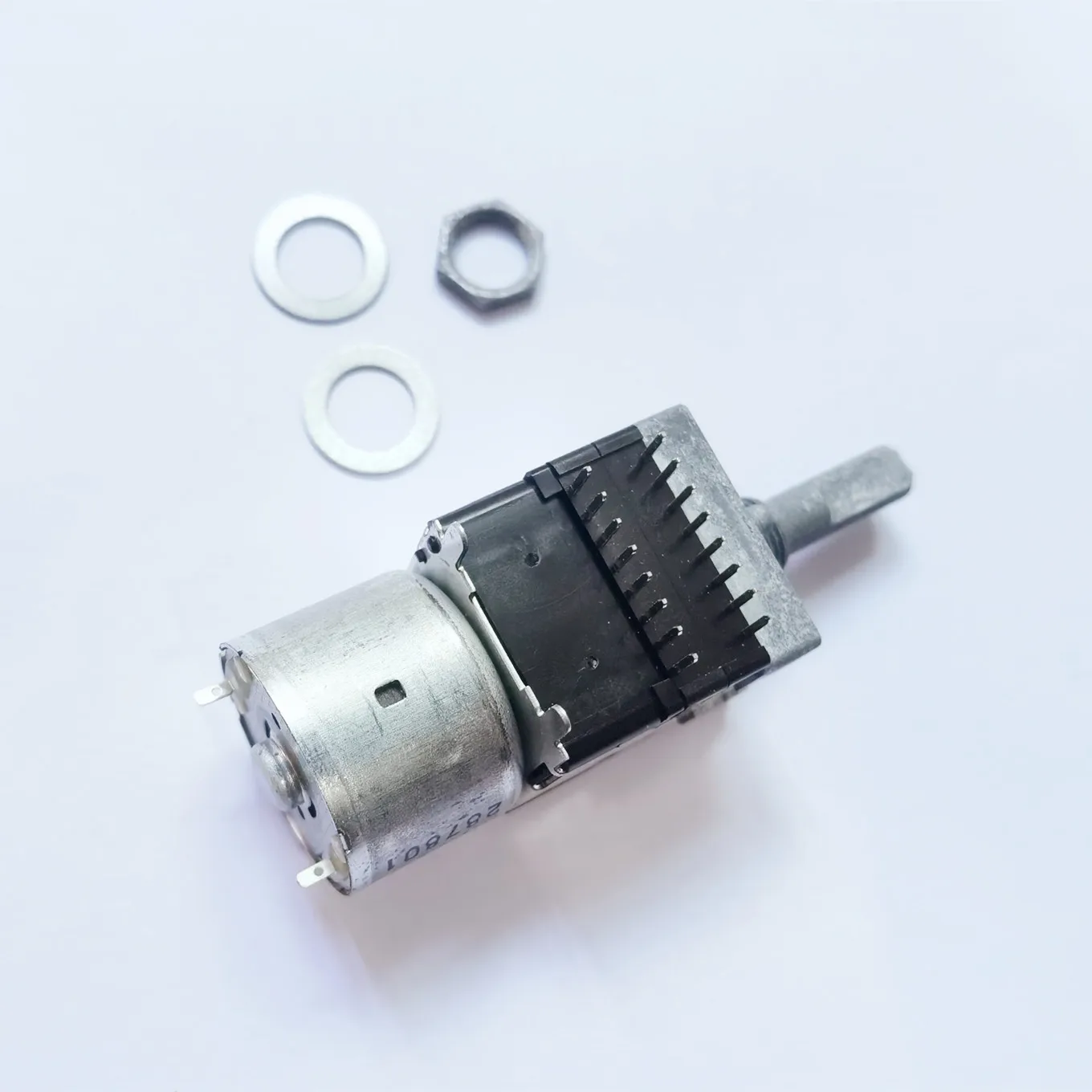 Original new 100% RK168 748T 50KBX4 quadruple motor potentiometer handle length 25MMF without tap (SWITCH)