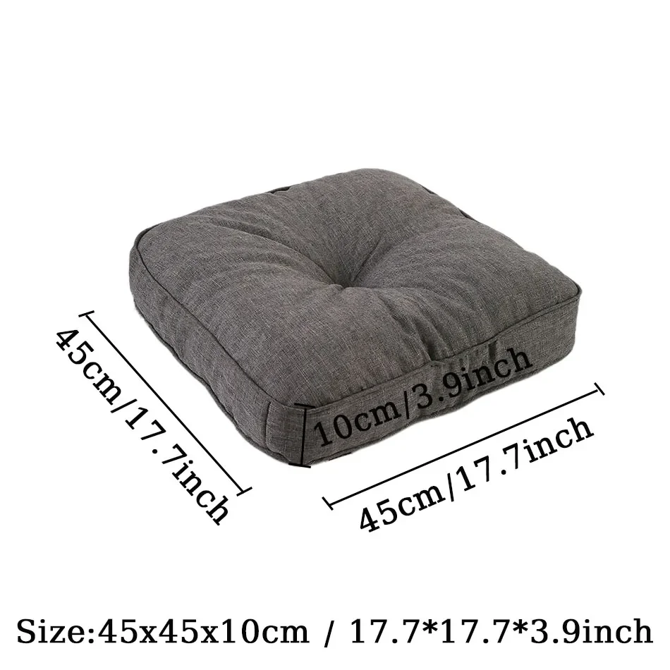 Chair Cushion Pillow Square Waterproof Cushion Suitable for Home Soft Office Chair Seat Cushion Pad Tatami