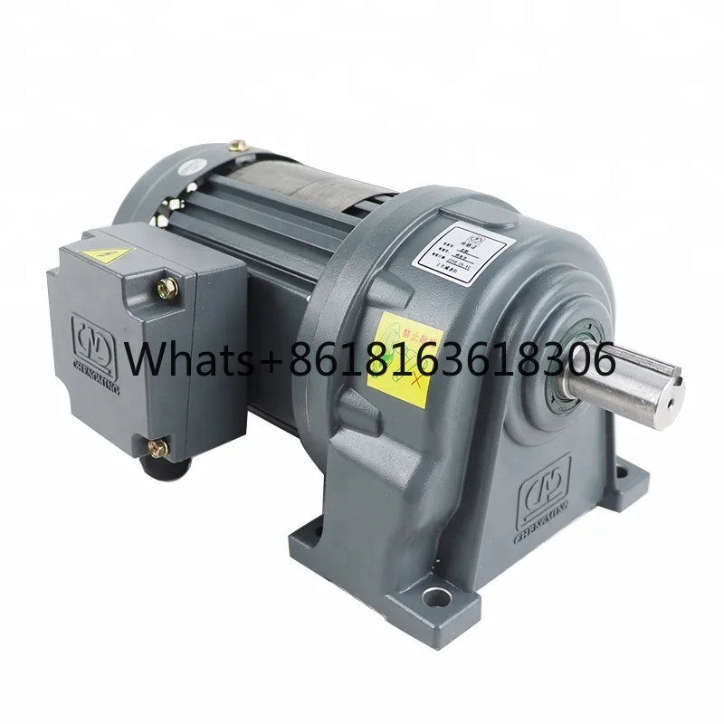 220v 380v 60hz low rpm ac electric motor horizontal type single phase ac gear motor