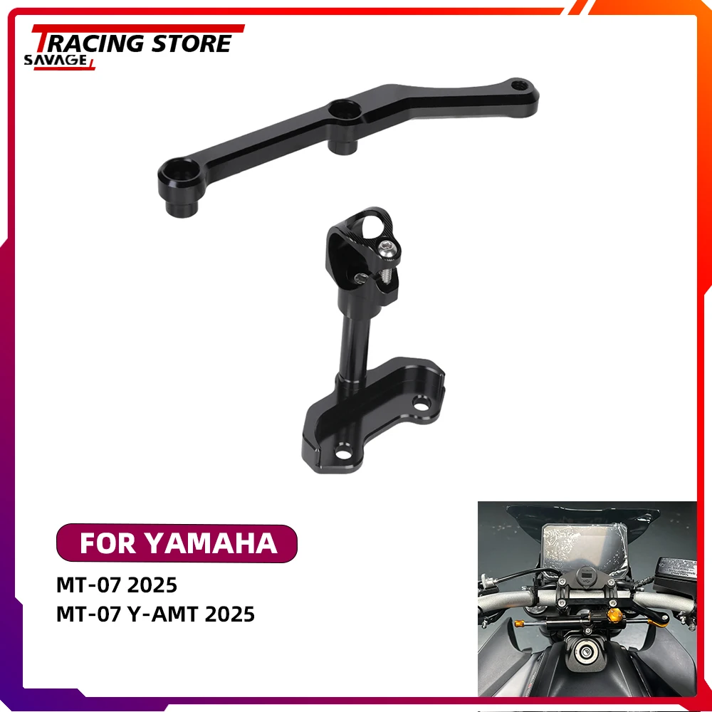 

Motorcycle Accessories Steering Damper Bracket Stabilizer Linear Dampers Mounting Support Kit For Yamaha MT-07 Y-AMT MT07 MT 07