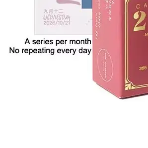 Geschenk für Studenten, Mini-Tagesplaner, 365-Tage-Abreißkalender für eine effiziente Organisation zu Hause, in der Schule, im Büro und im Schreibtisch