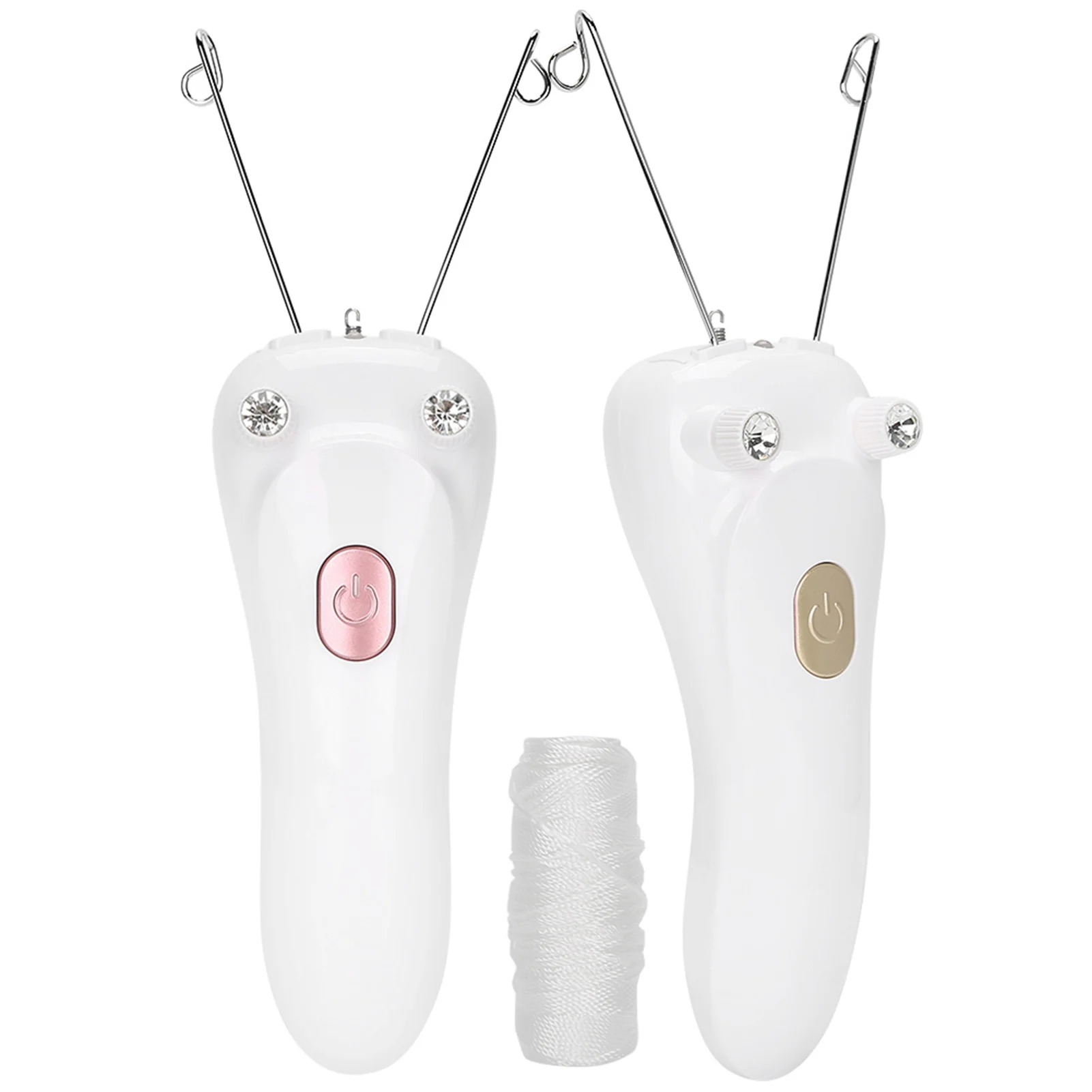 Threading Epilator Thread Epilator Facial Hair Threader Machine USB Charging for Hairs on The Upper Lip Chin Cheeks Sideburns