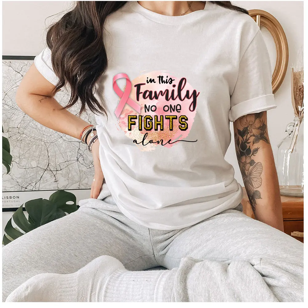 Pumpkin Breast Cancer Iron-On Transfer For Clothing We are in Pink Patches DIY Washable T-Shirts Thermo Sticker Appliques