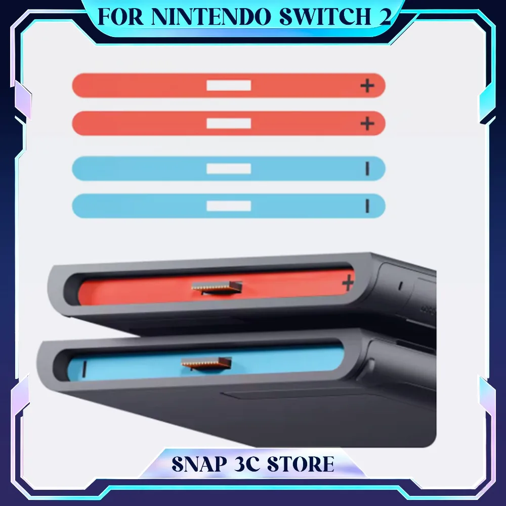 nintendo-switch-2用サイドレールステッカー-左右スライドレールデカール-保護スキン-コンソールアクセサリー-ns2-ゲーミングアクセサリー