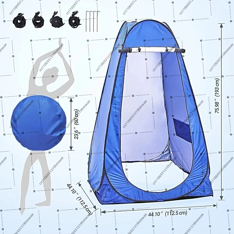 Tenda da doccia esterna portatile da marinaio Accessori da campeggio Tenda da privacy Spogliatoio simile al bagno di famiglia Design pop-up da campeggio