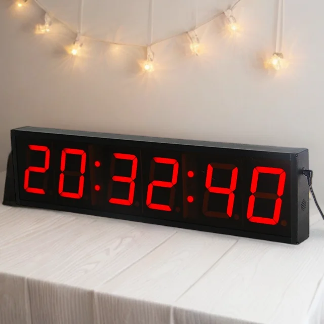 CP19 Widely Used Multifunctional Wall Clock Countdown Timer with Hour Minute Second Display Remote Control