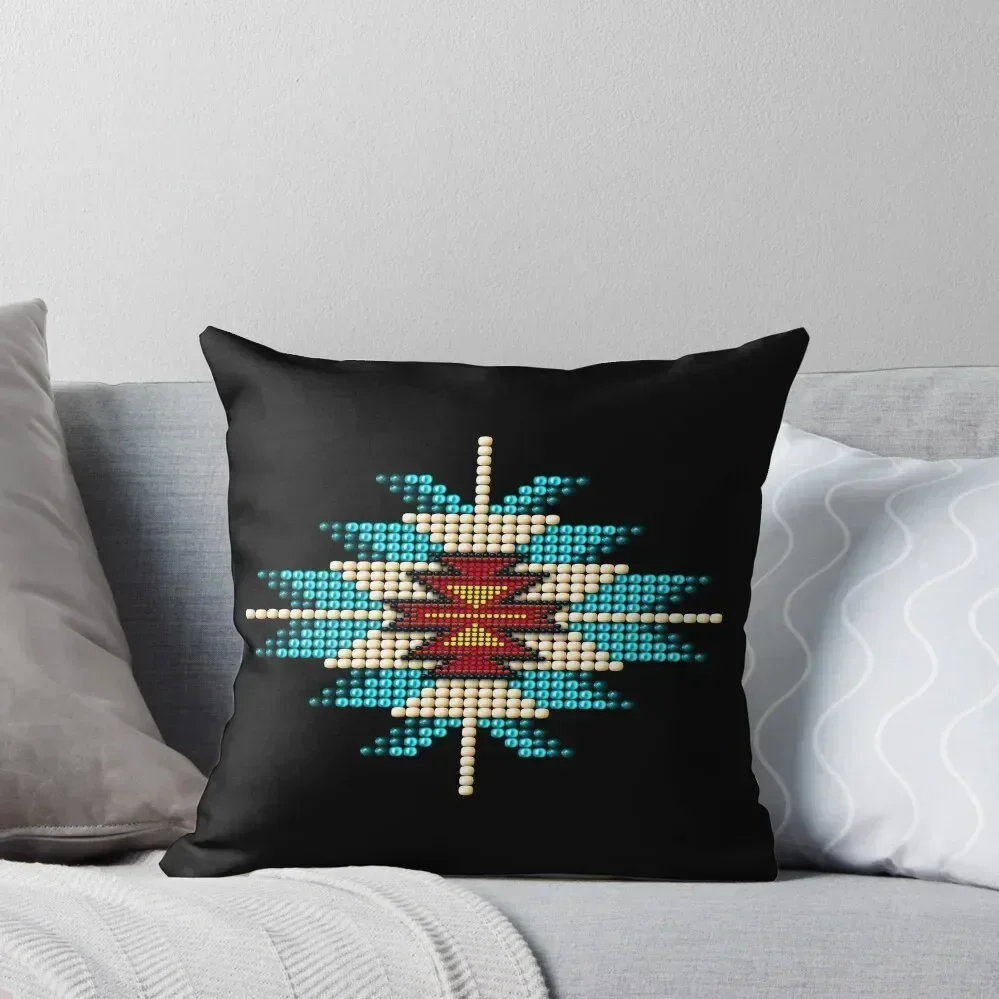 

Turquoise Native American Southwest-Style Sunburst Throw Pillow Decorative Sofa Cushions autumn decoration pillow