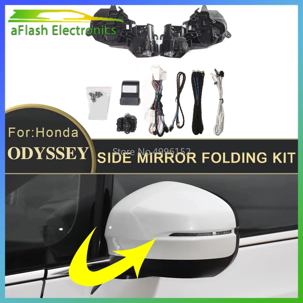 For HONDA ODYSSEY 2018-2023 Car Side Mirror Folding Kit Rearview Mirror Folding Motor Engine Electric Power Mirror Fold Actuator