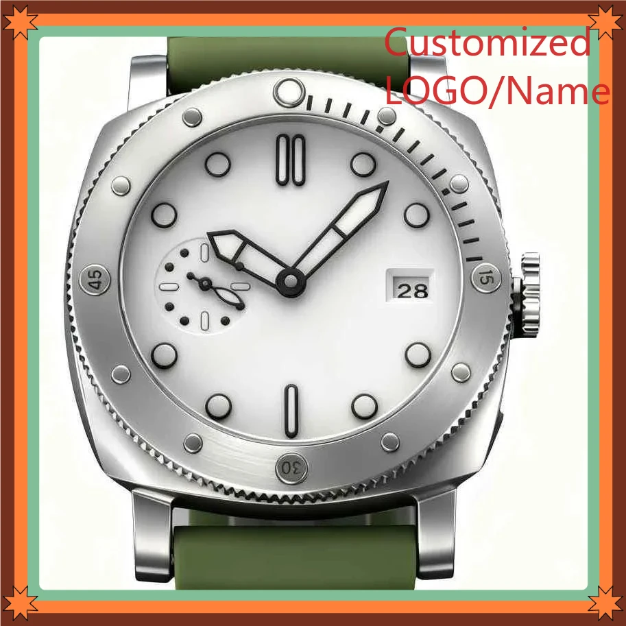 A989 Store 46mm Men's Luxury Watch in 904L Steel Automatic Mechanical Movement Customized Watches