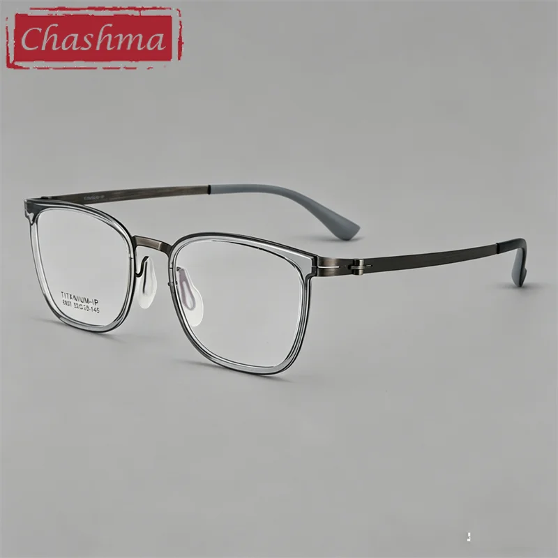 

Очки Chashma Man в ацетатной оправе с титановыми дужками, ультралегкие, модные, супергибкая оправа, мужские