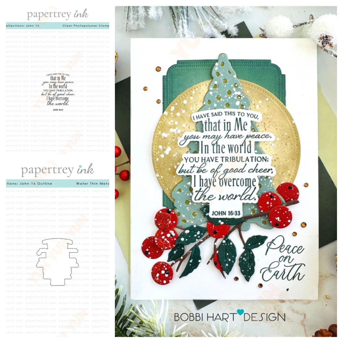 

Reflections: John 16 Mini Die Stamps DIY Scrapbooking Christmas Decoration Greeting Card Gift 2025 New Metal Cutting Dies Stamp