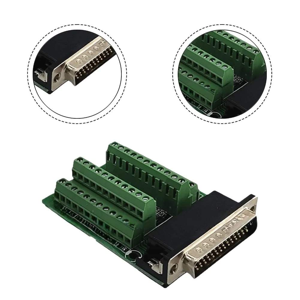 DB44-G2 Male Connector Adapter for Direct PCB Terminal Block Integration in Measurement and Monitoring Devices