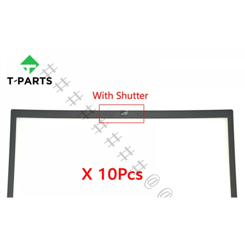 SAA+VAA+10Pcs 5B30S73454 LCD Front Bezel Black For Lenovo ThinkPad E15 Gen1 Screen Frame