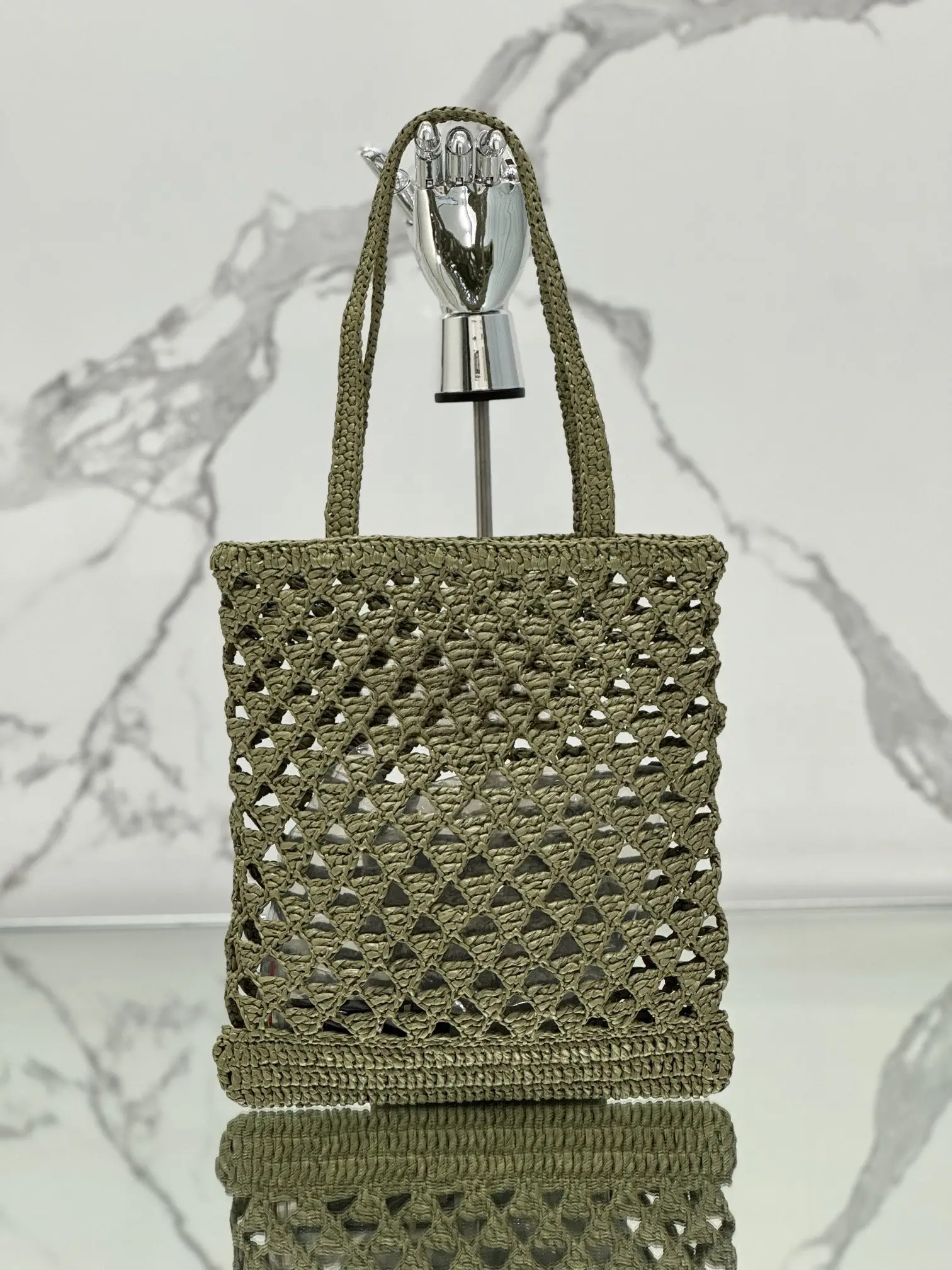

Casual Hollow Out Straw Tote Bag Designer Letters Weave Handbags Trending Large Capacity Handmade Summer Beach Shoulder Bags.YB