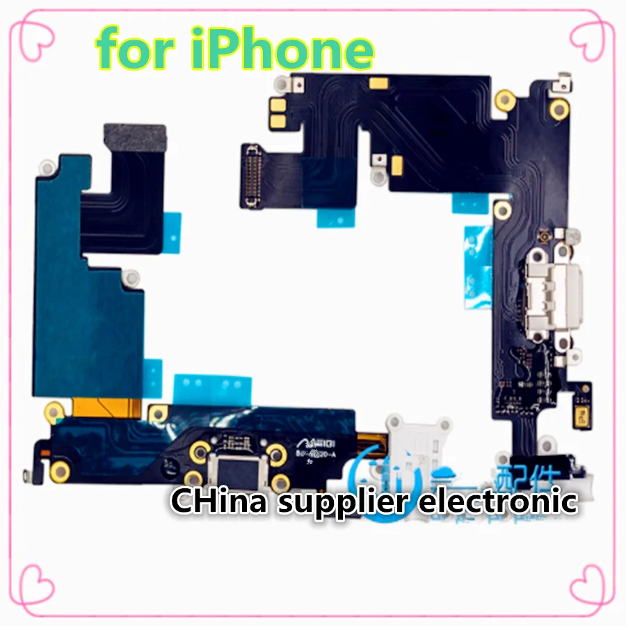 

5pcs for iPhone 6s 6SP 6G 6P Plus 6plus USB Tail plug cable charging interface