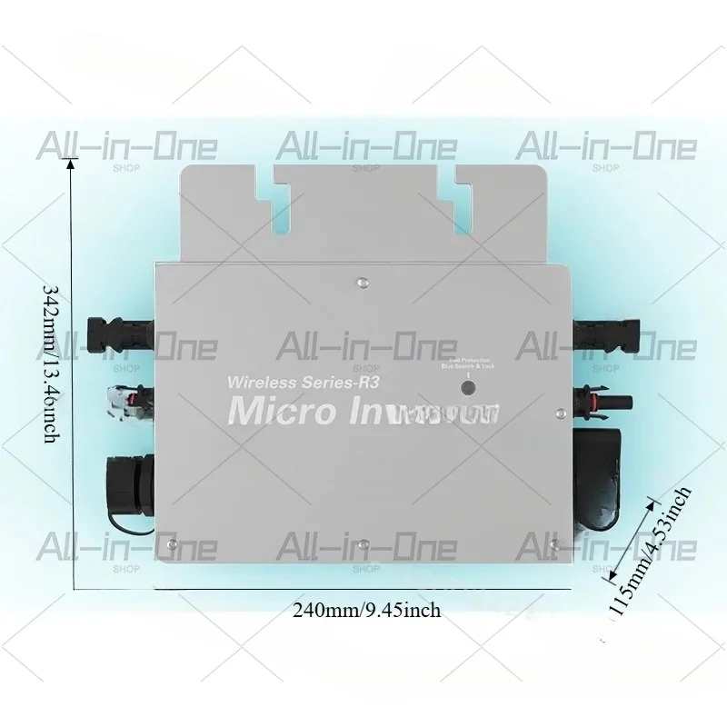 WVC solar 600-1400W grid-connected intelligent micro inverter power generation photovoltaic distribution and grid cable
