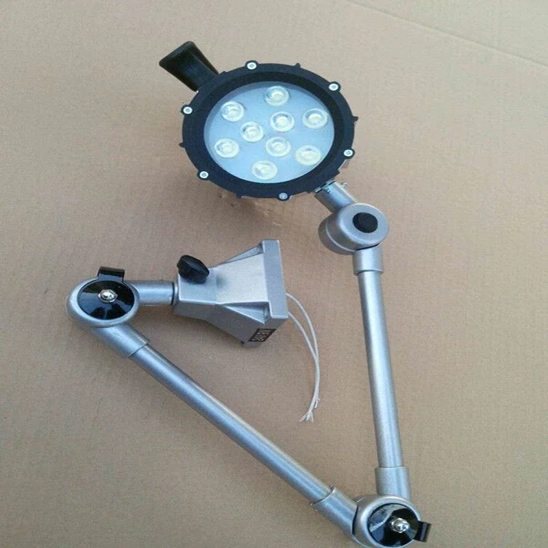 LED 5W/7W/12W Long Arm Waterproof Dustproof CNC Machine Tool Lamp 24V/220V Milling/Lathe/Spark Machine Lamp For Industrials
