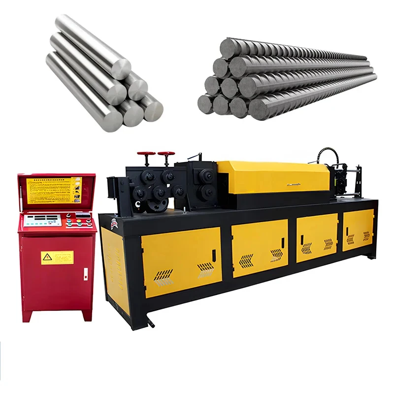 YG Automatic High-Power 7500W Motor Driven Steel Bar Straightening And Cutting Machine Bearing PLC Voltage Board/Wire