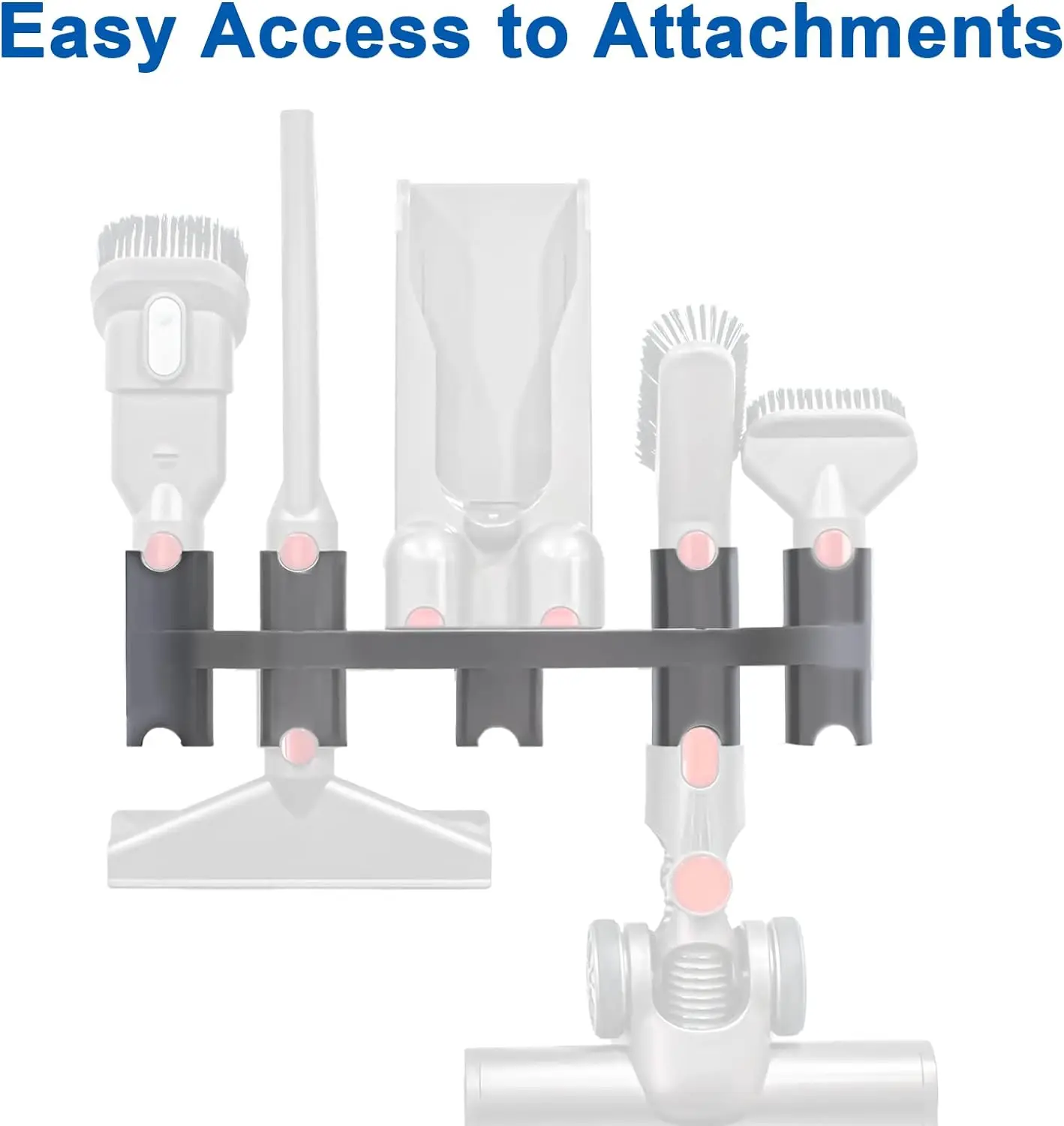 Docking Station Accessory Holder Attachments Organizer Compatible with Dyson V7 V8 V10 V11 Gen5 Cordless Stick Vacuum Cleaner