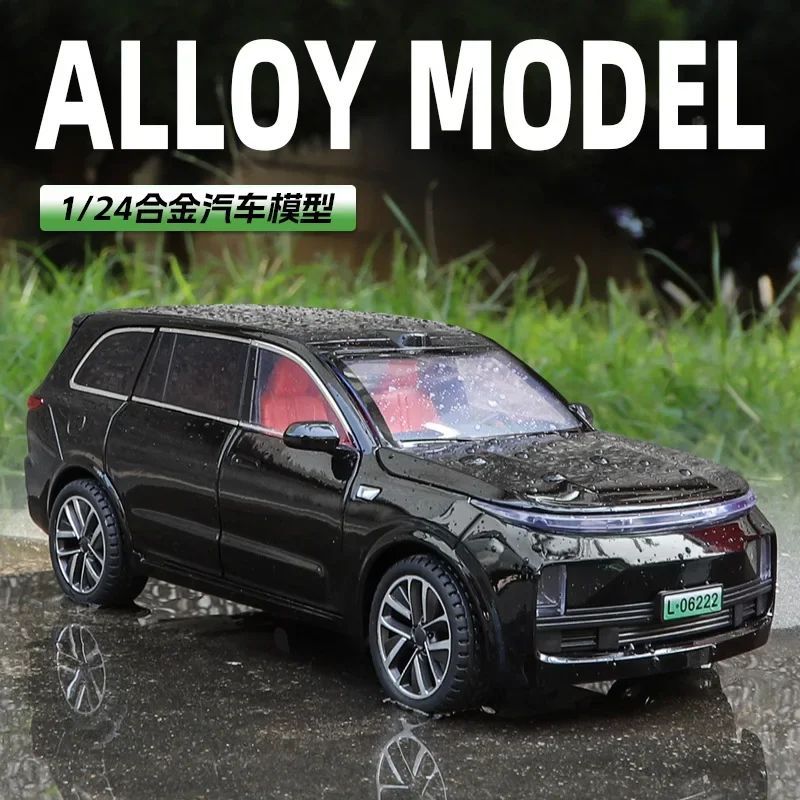 1:24 LEADING IDEAL ONE L9 SUV High Simulation Diecast Metal Alloy Model car Sound Light Pull Back Collection Kids Toy Gifts