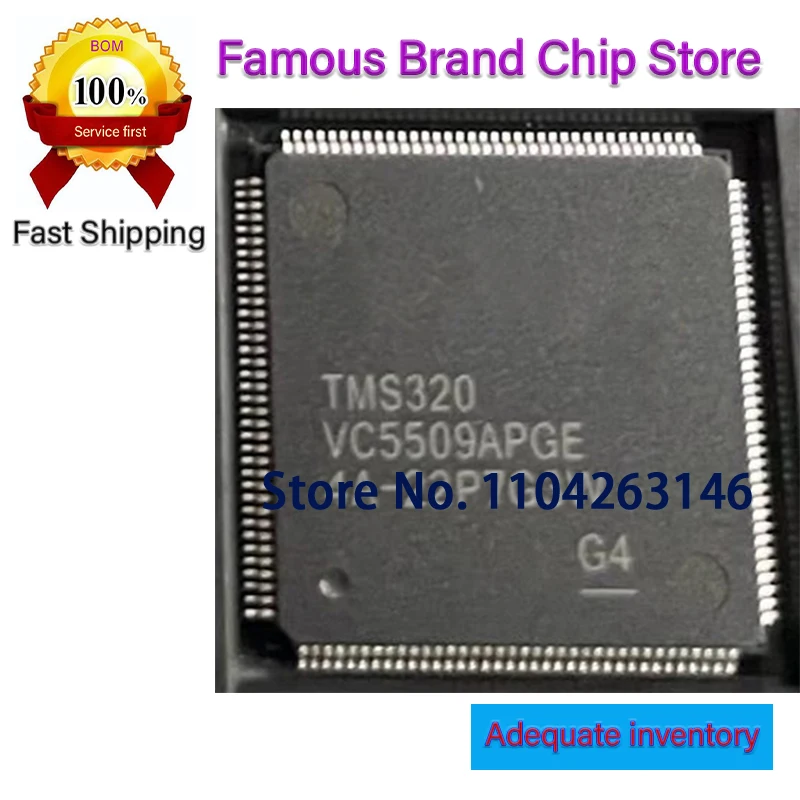 

10PCS TMS320VC5509APGE TMS320VC5509 TMS320VC5509A QFP144 NEW Original