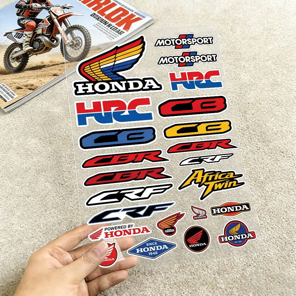 

Светоотражающие наклейки для мотоциклов Honda Mugen Type R VTEC, водонепроницаемые виниловые наклейки для мотоциклетных шлемов, топливных баков и велосипедов.