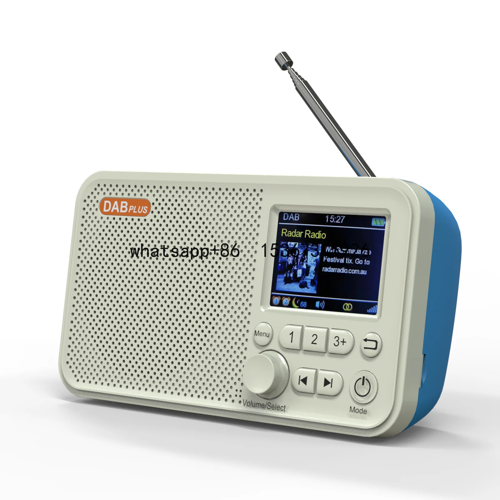 

DAB C10 2.4 Inch Colour LCD Screen 1800mAh Rechargeable Battery Mini Portable DAB Radio Alarm Clock Fm Digital Radios