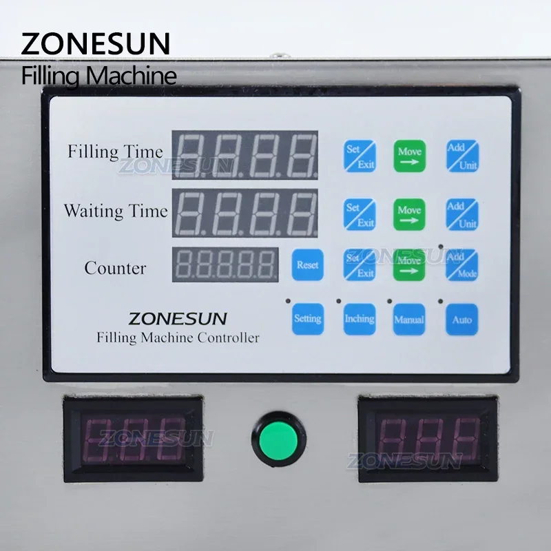 YUNYI ZONESUN ZS-YTPP2 Double Heads Perfume Water Juice Essential Oil Electric Digital Control Peristaltic Pump Liquid Filling M