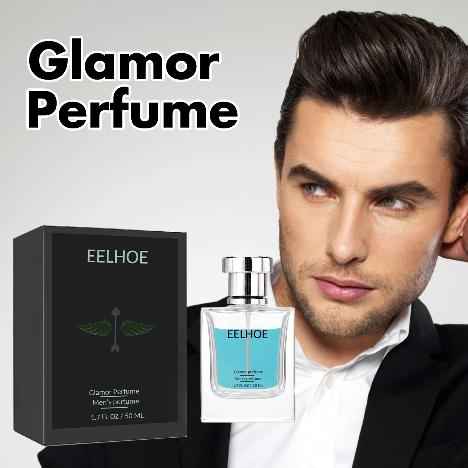 

EELHOE Men's Charm Pheromone Perfume - Fresh Skin-Safe Fragrance Long Lasting Natural Scent For Date Nights Men Charm Perfume