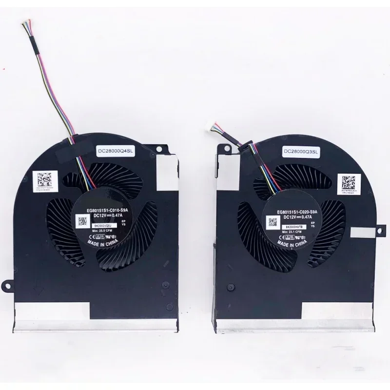 NEW CPU GPU Cooling Fan For DELL  ALIENWARE AREA-51M R2 RTX3080 TPV77 TW5Y8 EG80151S1-C020-S9A EG80151S1-C010-S9A