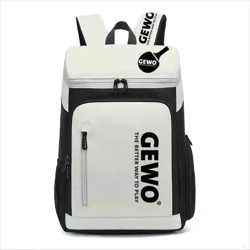 GEWO table tennis backpack, independent shoe compartment, large capacity training and competition bag