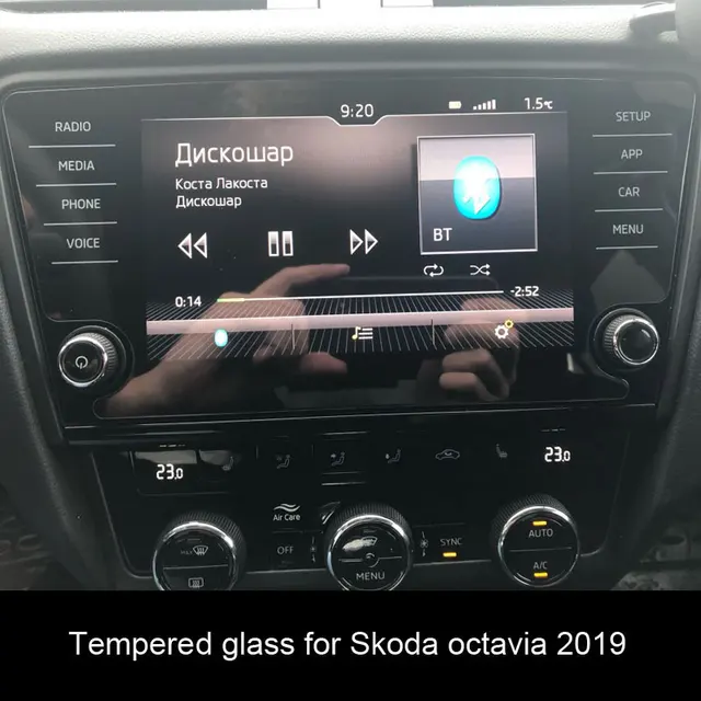 Osłona przed zwierzętami domowymi dla Skoda octavia A7 8 cal nawigacja samochodowa GPS akcesoria do wnętrza samochodu 2018 2019 rok