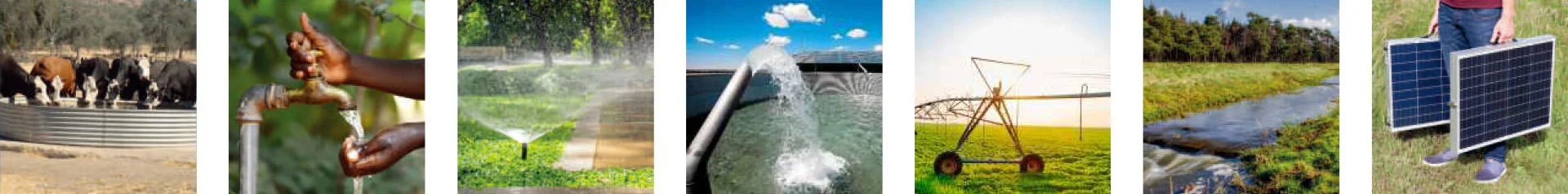 HZUSUN Solar Surface 1-Zoll-Gleichstrommotor, Wasserdruck-Sprinklerpumpen-Set, Dam Forest River Creek, 1 PS Solar-Bewässerungs-Druckerhöhungspumpe – Detail 2