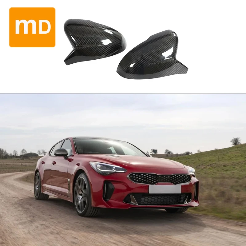 

For KIA Stinger 2018 - 2023 Prepreg Carbon Fiber Modification Mirror Housing Rearview Mirror Cover Protective Decoration