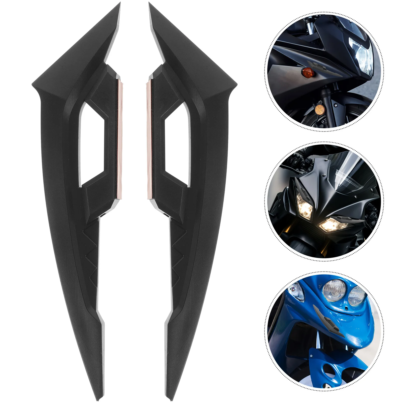 

1Pair Motorcycle Fairing Styling Front Motorbike Decor Universal Modification Accessory Easy Installation