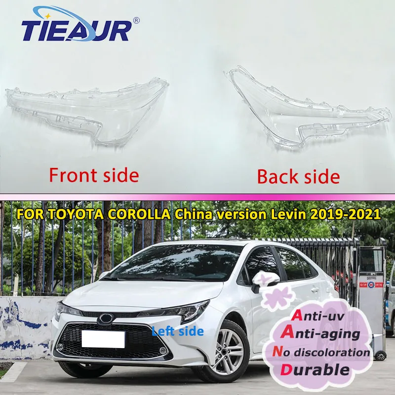 

Front Car Protective Headlight Glass Lens Cover Shade Shell Auto Transparent Light Housing Lamp For Toyota Corolla 2019-2021