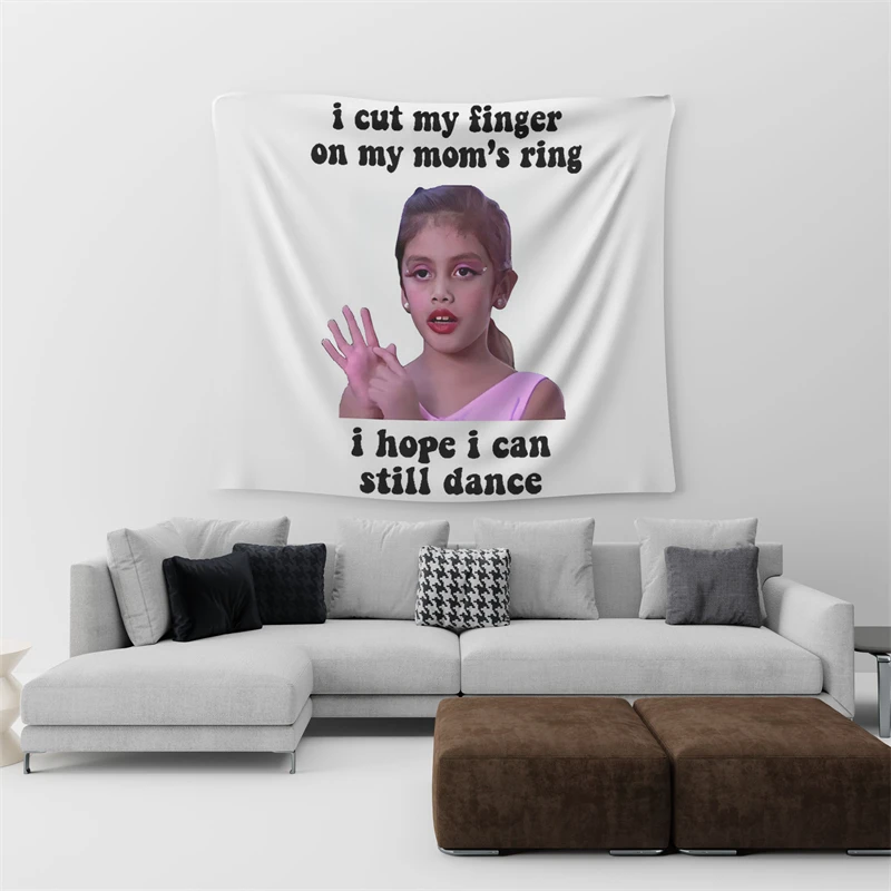 Gaslight Gatekeep Girlboss Dance Moms Vivi Anne Mom'S Ring Tapestry Wall Hanging Art for Bedroom Living Room Decor College