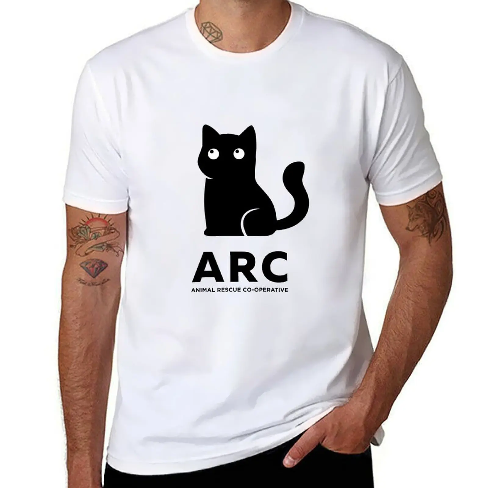 

your pool Cat gear: or Stickers! room Pillows, Stuff Hangings, for shelter ARC T-Shirt Ultra Soft Breathable Tee Top