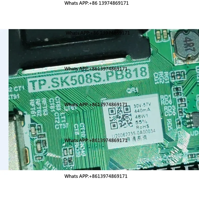 TP.SK508S.PB818 4-core WiFi network TV motherboard with 1G+8G cache memory tested well